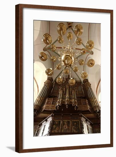 Gothic Style Organ (1466) in Jacobikirche (St James's Church-null-Framed Photographic Print