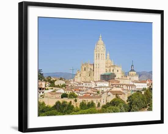 Gothic Style Segovia Cathedral Dating From 1577, Segovia, Madrid, Spain, Europe-Christian Kober-Framed Photographic Print