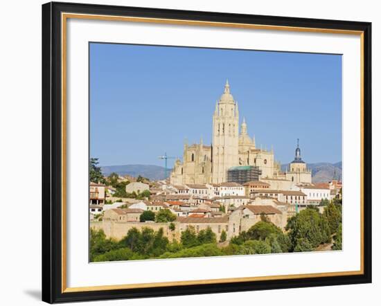 Gothic Style Segovia Cathedral Dating From 1577, Segovia, Madrid, Spain, Europe-Christian Kober-Framed Photographic Print