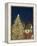 Gothic Tyn Church, Christmas Tree at Twilight in Old Town Square, Stare Mesto, Prague-Richard Nebesky-Framed Premier Image Canvas