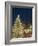 Gothic Tyn Church, Christmas Tree at Twilight in Old Town Square, Stare Mesto, Prague-Richard Nebesky-Framed Photographic Print