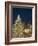 Gothic Tyn Church, Christmas Tree at Twilight in Old Town Square, Stare Mesto, Prague-Richard Nebesky-Framed Photographic Print