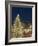 Gothic Tyn Church, Christmas Tree at Twilight in Old Town Square, Stare Mesto, Prague-Richard Nebesky-Framed Photographic Print