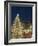 Gothic Tyn Church, Christmas Tree at Twilight in Old Town Square, Stare Mesto, Prague-Richard Nebesky-Framed Photographic Print