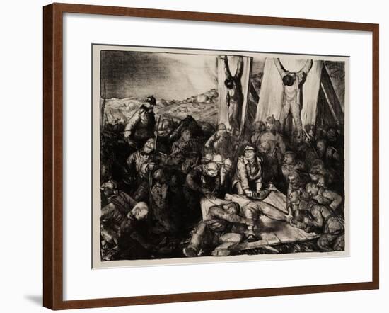 Gott Strafe England, 1918-George Wesley Bellows-Framed Giclee Print