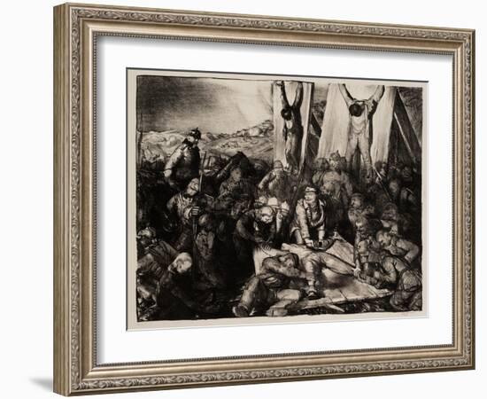 Gott Strafe England, 1918-George Wesley Bellows-Framed Giclee Print