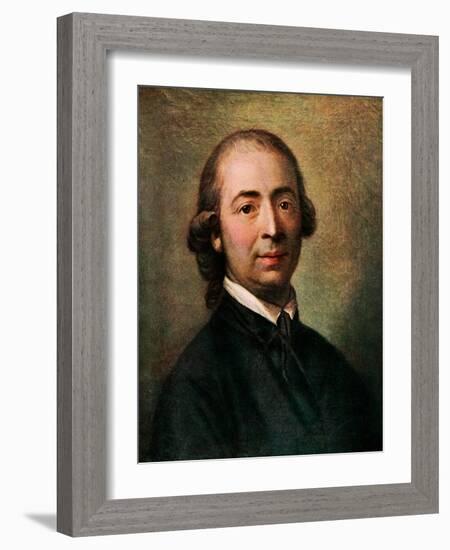 Gottfried Herder- portrait Painting-Anton Graff-Framed Giclee Print