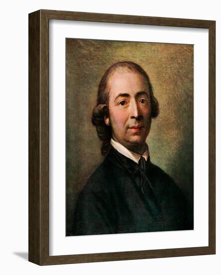 Gottfried Herder- portrait Painting-Anton Graff-Framed Giclee Print