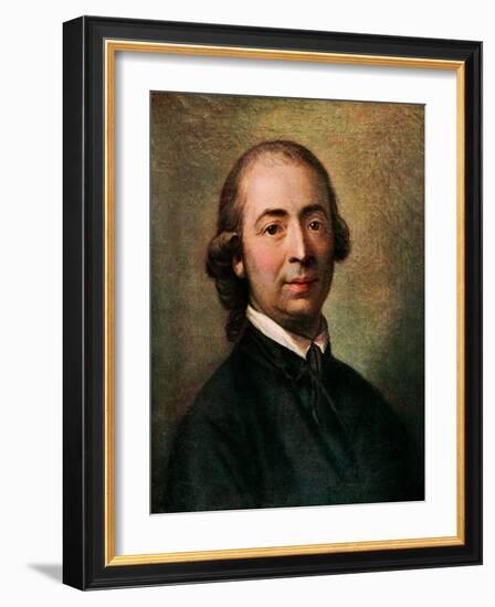 Gottfried Herder- portrait Painting-Anton Graff-Framed Giclee Print