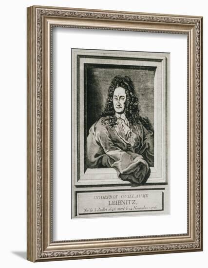 Gottfried Wilhelm Leibnitz, German Philosopher-Science Photo Library-Framed Photographic Print