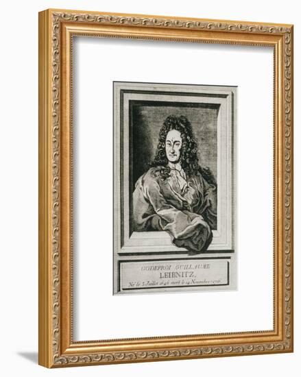 Gottfried Wilhelm Leibnitz, German Philosopher-Science Photo Library-Framed Photographic Print