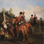 Battle of the Rothenthurm Pass, 1871-Gottfried Willewalde-Mounted Giclee Print