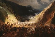 Battle of the Rothenthurm Pass, 1871-Gottfried Willewalde-Laminated Giclee Print