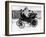 Gottlieb Daimler in an 1891 Canstatt Daimler, 1891-null-Framed Photographic Print