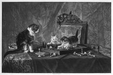 Cats Playing with a Chessboard-Goupil and Co-Giclee Print