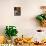 Gourds and Flowers in Kitchen in Chateau de Cormatin, Burgundy, France-Lisa S. Engelbrecht-Photographic Print displayed on a wall