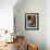 Gourds and Flowers in Kitchen in Chateau de Cormatin, Burgundy, France-Lisa S. Engelbrecht-Framed Photographic Print displayed on a wall