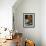 Gourds and Flowers in Kitchen in Chateau de Cormatin, Burgundy, France-Lisa S. Engelbrecht-Framed Photographic Print displayed on a wall