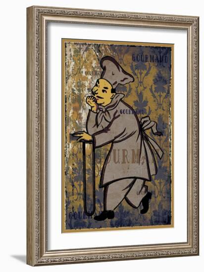 Gourmand - the Chief I-Pascal Normand-Framed Art Print