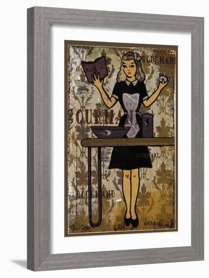 Gourmand - the Chief II-Pascal Normand-Framed Art Print