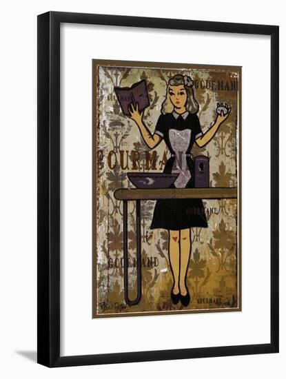 Gourmand - the Chief II-Pascal Normand-Framed Art Print