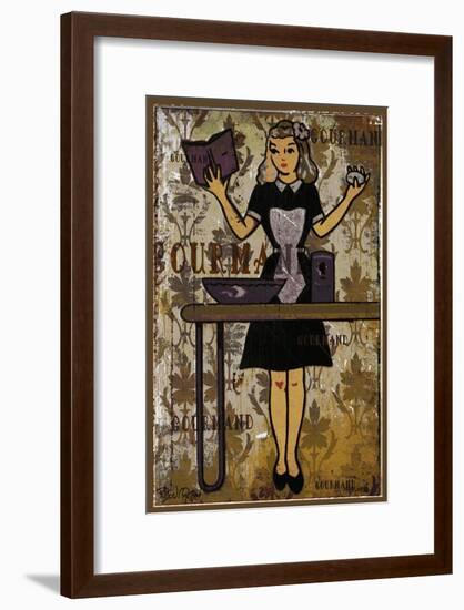Gourmand - the Chief II-Pascal Normand-Framed Art Print