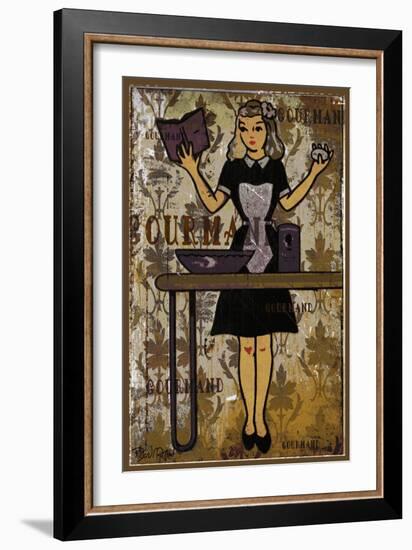 Gourmand - the Chief II-Pascal Normand-Framed Art Print