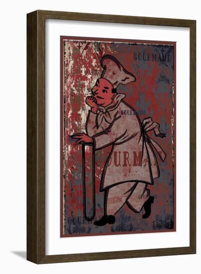 Gourmand - the Chief III-Pascal Normand-Framed Art Print