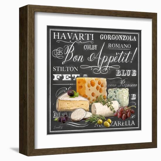 Gourmet Cheese Collection-Chad Barrett-Framed Art Print