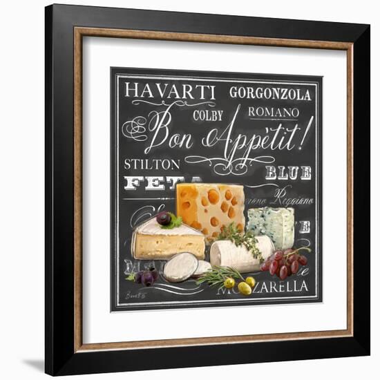 Gourmet Cheese Collection-Chad Barrett-Framed Art Print