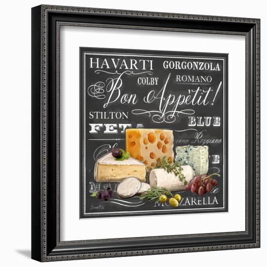 Gourmet Cheese Collection-Chad Barrett-Framed Art Print