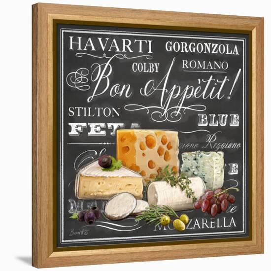 Gourmet Cheese Collection-Chad Barrett-Framed Stretched Canvas