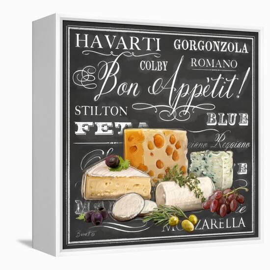 Gourmet Cheese Collection-Chad Barrett-Framed Stretched Canvas