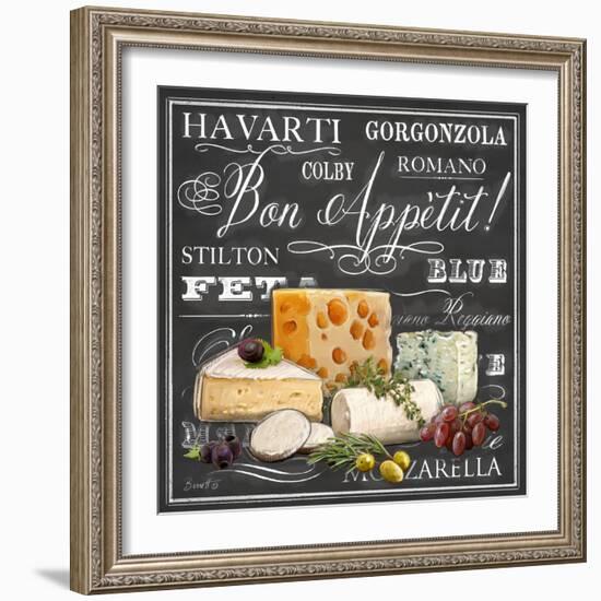 Gourmet Cheese Collection-Chad Barrett-Framed Art Print