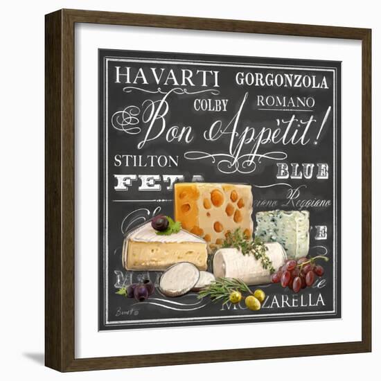 Gourmet Cheese Collection-Chad Barrett-Framed Art Print