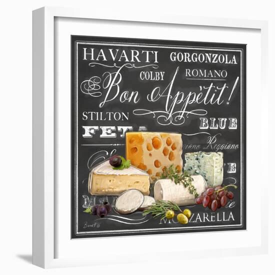 Gourmet Cheese Collection-Chad Barrett-Framed Art Print