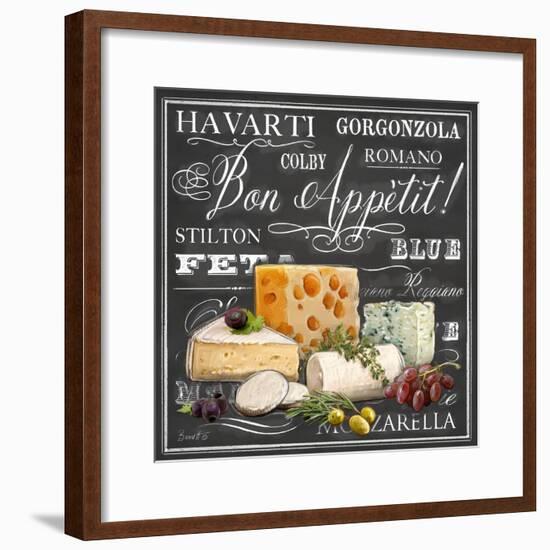 Gourmet Cheese Collection-Chad Barrett-Framed Art Print