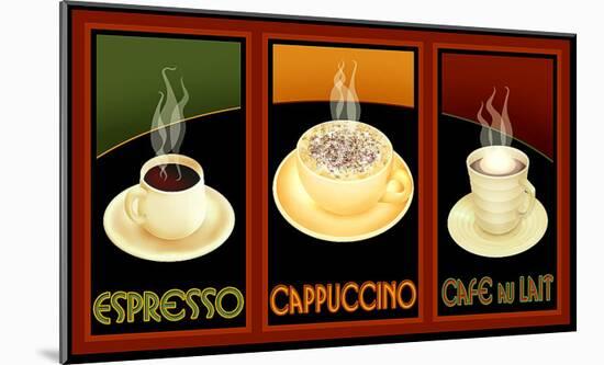 Gourmet Coffee-null-Mounted Giclee Print