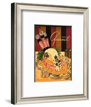Gourmet Cover - June 1951-Henry Stahlhut-Framed Premium Giclee Print