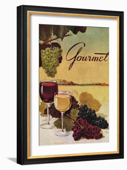 Gourmet Cover - October 1942-Henry Stahlhut-Framed Premium Giclee Print
