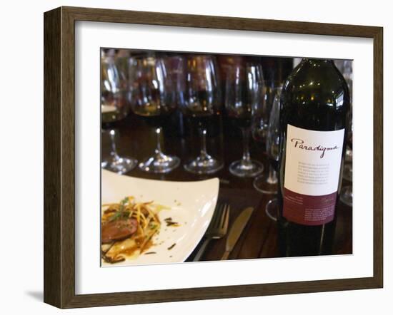 Gourmet Food and Wine Tasting, Argentina-Per Karlsson-Framed Photographic Print