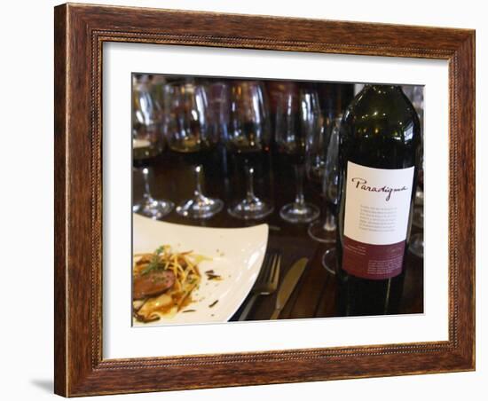 Gourmet Food and Wine Tasting, Argentina-Per Karlsson-Framed Photographic Print