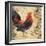 Gourmet Rooster I-Paul Brent-Framed Art Print