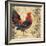 Gourmet Rooster I-Paul Brent-Framed Art Print