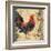 Gourmet Rooster I-Paul Brent-Framed Art Print