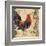 Gourmet Rooster I-Paul Brent-Framed Art Print