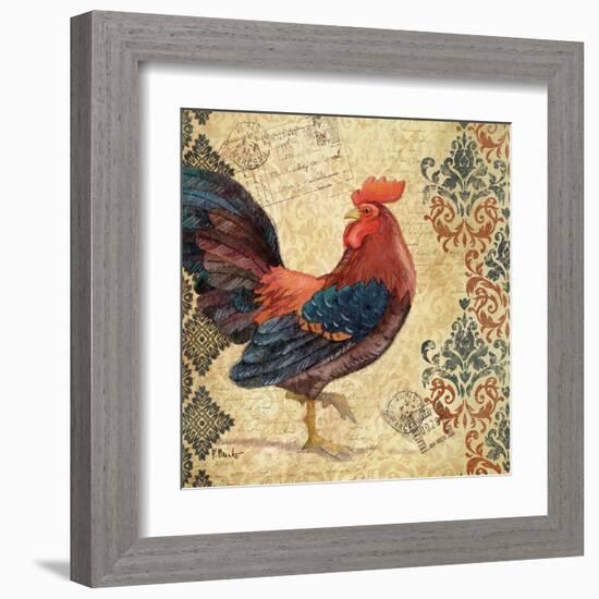 Gourmet Rooster I-Paul Brent-Framed Art Print