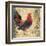 Gourmet Rooster I-Paul Brent-Framed Art Print