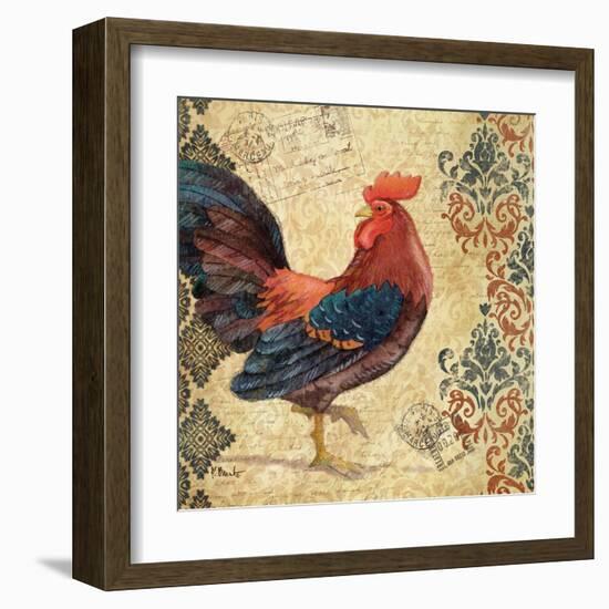 Gourmet Rooster I-Paul Brent-Framed Art Print