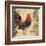 Gourmet Rooster I-Paul Brent-Framed Art Print